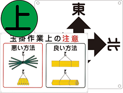 クレーン・玉掛け用表示板