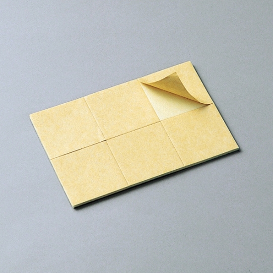 あおのページ 安全用品ストア: 両面シートテープ 30mm角×2mm 6枚1組 (268010) - 両面