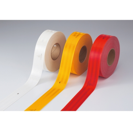 高輝度反射テープ 55mm幅×50m カラー:赤 (390011 - 安全用品ストア