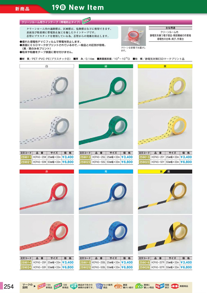 安全用品カタログ P.254-新商品 New Item (4)／新商品 New Item (4)